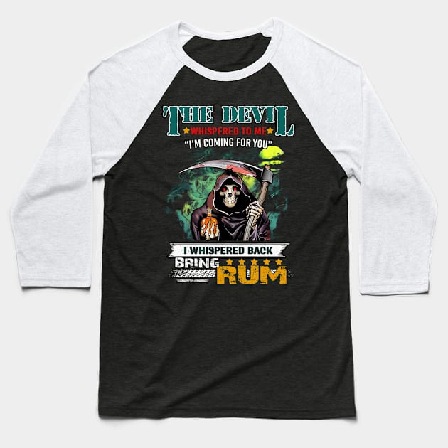 Bring Rum Baseball T-Shirt by designathome